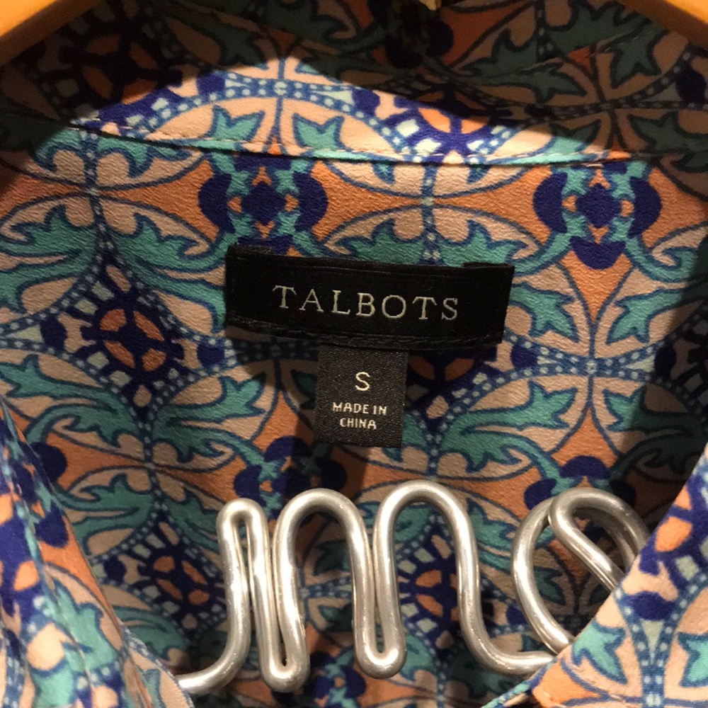 Talbots Button Up Blouse - Small - image 3
